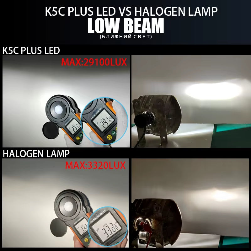 140W K5C plus H7 H11 H1 H4 Led Headlight Bulb 4300K LED HB3 HB4 Double Copper Tube Led Light Kit for Car 12V 2PCS